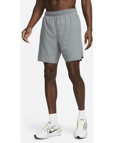 Nike Challenger Dri-fit 7" 2-in-1 Running Shorts - Grey