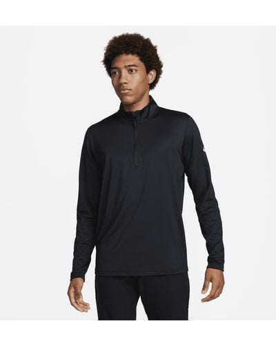 Nike Victory Dri-fit 1/2-zip Golf Top - Black
