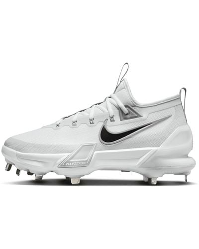 Nike Force Zoom Trout 9 Elite Baseball Cleats - White