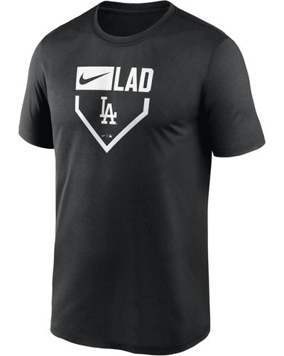 Nike Los Angeles Dodgers Home Plate Icon Legend Dri-fit Mlb T-shirt - Black