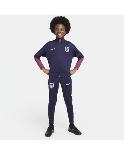 Nike Tuta da calcio in maglia dri-fit inghilterra strike - Blu