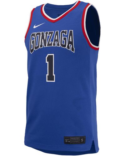 Nike Gonzaga College Basketball Replica Jersey - Blue