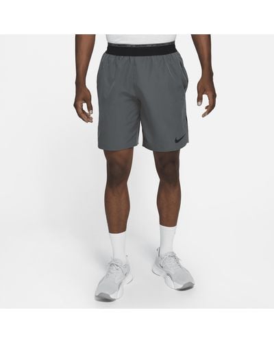 Nike Dri-fit Flex Rep Pro Collection 8" Unlined Training Shorts - Gray