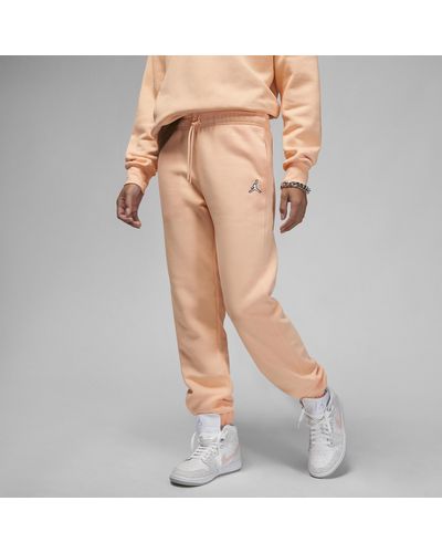 Nike Pantaloni in fleece jordan brooklyn - Neutro
