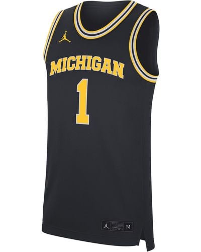 Nike College Dri-fit (michigan) Replica Basketball Jersey - Black