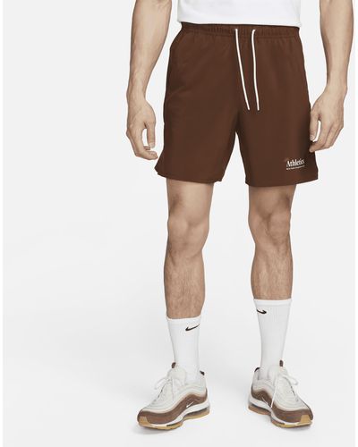mens brown nike shorts