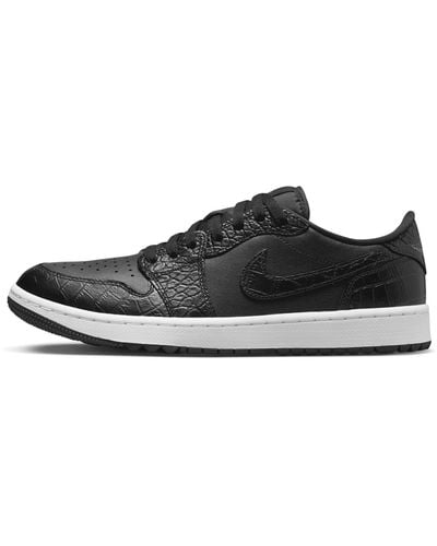 Nike Air Jordan 1 Low G Golf Shoes - Black