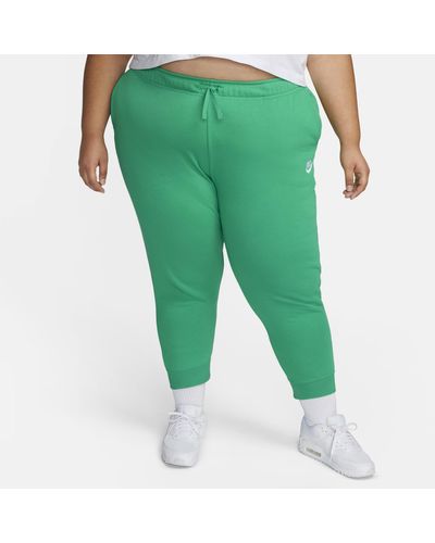 Nike Sportswear Club Fleece Mid-rise Jogger Pants (plus Size) - Yellow