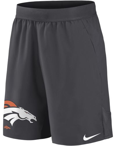 Nike Dri-fit Stretch (nfl Denver Broncos) Shorts - Gray