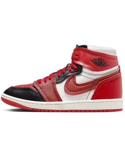 Nike Air Jordan 1 High Method Of Make Shoes - Red