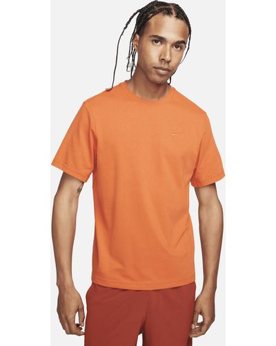 Nike Primary Dri-fit Short-sleeve Versatile Top - Orange