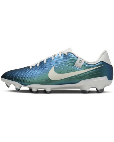 Nike Tiempo Emerald Legend 10 Academy Mg Low-top Soccer Cleats - Blue