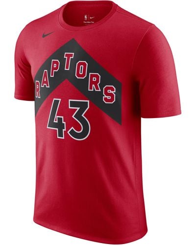 Nike Toronto Raptors Nba T-shirt Cotton - Red