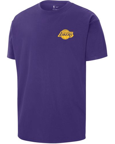 Nike Los Angeles Lakers Nba Max90 T-shirt - Purple