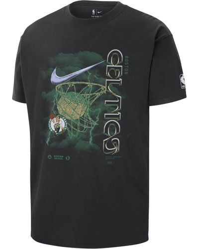 Nike Boston Celtics Courtside Max90 Nba T-shirt Cotton - Green