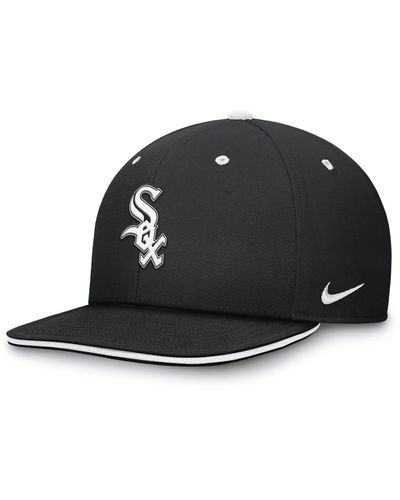 Nike Chicago White Sox Primetime Pro Dri-fit Mlb Adjustable Hat - Black