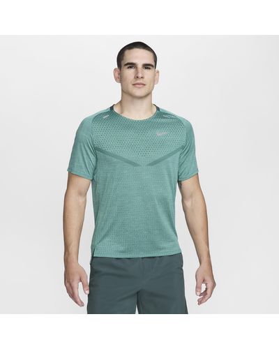 Nike Dri-fit Adv Techknit Ultra Short-sleeve Running Top - Green