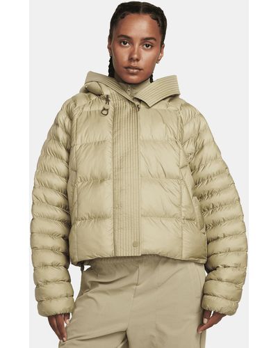 Nike Sportswear Swoosh Puffer Primaloft® Therma-fit Oversized Hooded Jacket 50% Recycled Polyester - Green
