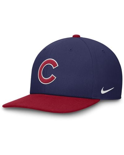 Nike Chicago Cubs Evergreen Pro Dri-fit Mlb Adjustable Hat - Blue