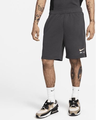Nike Air Shorts Van Sweatstof - Grijs