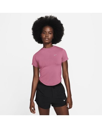 Nike Running Division Dri-fit Adv Short-sleeve Running Top Polyester - Purple