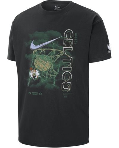 Nike Boston Celtics Courtside Max90 Nba T-shirt Cotton - Green