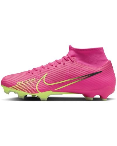 Nike Mercurial Superfly 9 Academy Multi-ground Soccer Cleats - Pink