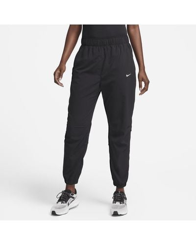Nike Dri-fit Fast Mid-rise 7/8 Warm-up Running Trousers Polyester - Black