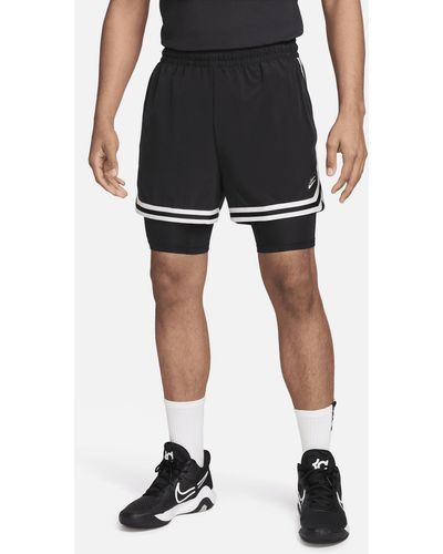 Nike Kevin Durant 4" Dna 2-in-1 Basketball Shorts - Black