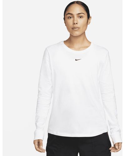 Nike Sportswear Premium Essentials Long-sleeve T-shirt - White