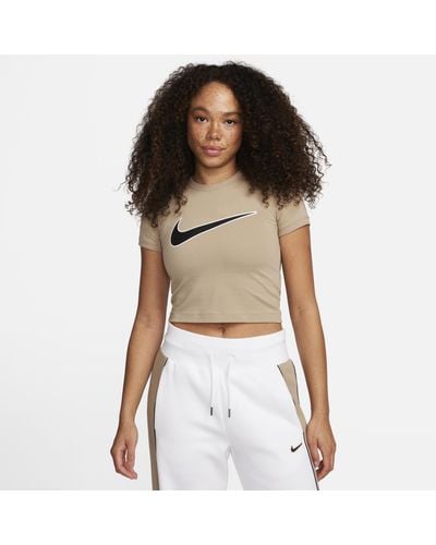 Nike T-shirt corta sportswear - Marrone