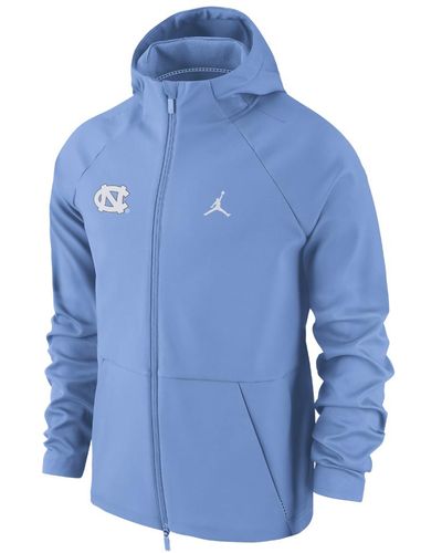 Nike College Therma Sphere Max (unc) Full-zip Men's Hooded Jacket, By Nike - Blue