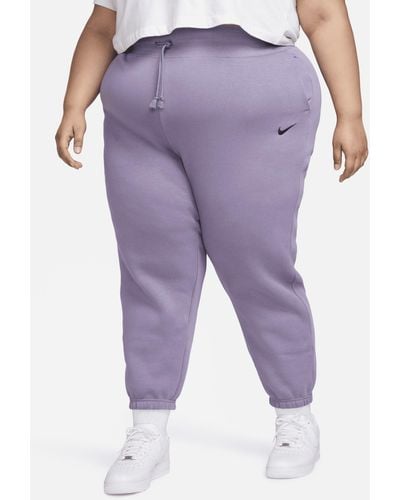 Nike Sportswear Phoenix Fleece High-waisted Oversized Sweatpants (plus Size) - Natural