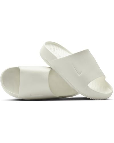 Nike Calm Slides - White
