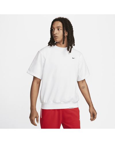 Nike Dri-fit Standard Issue Short-sleeve Basketball Crew - White