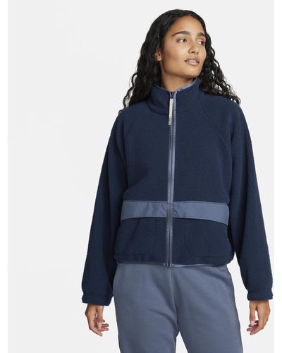 Nike Sportswear High-pile Fleece Jacket - Blue