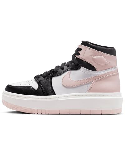Nike Air Jordan 1 Elevate Swoosh-embellished Leather High-top Trainers - Pink