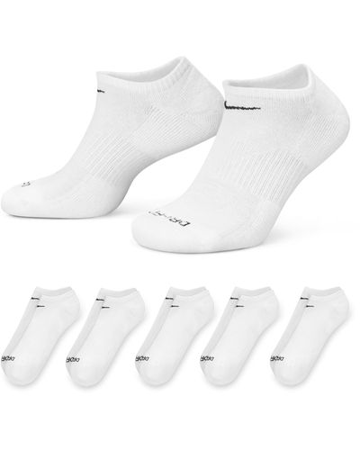 Nike Everyday Plus Cushioned Training No-show Socks (6 Pairs) - White
