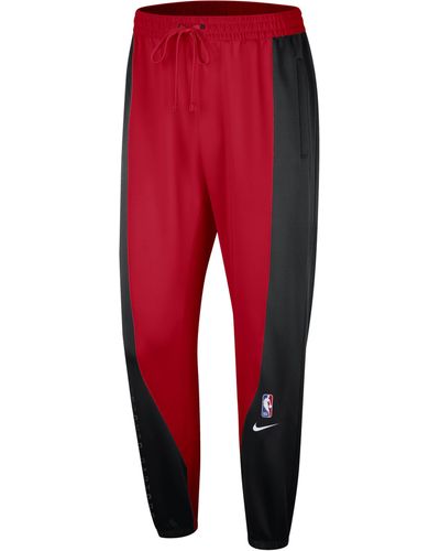 Nike Toronto Raptors Showtime Dri-fit Nba Trousers 50% Recycled Polyester - Red