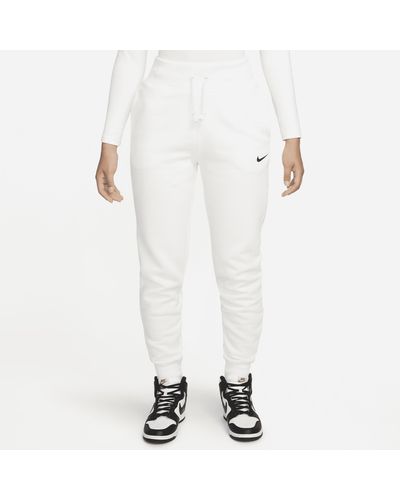 Nike Sportswear Phoenix Fleece High-waisted Sweatpants - White