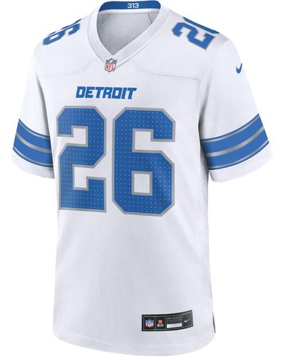 Nike Jahmyr Gibbs Detroit Lions Nfl Game Football Jersey - Blue