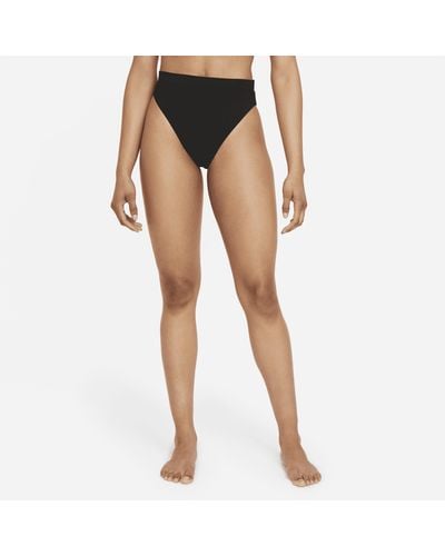 Nike Essential Zwembroekje Met Hoge Taille - Zwart