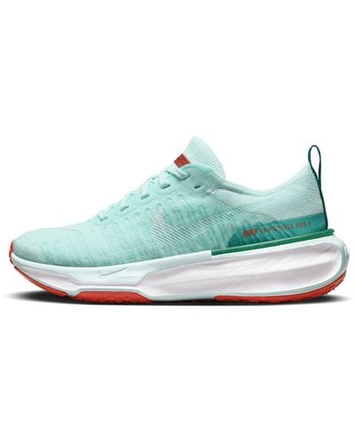 nike light green running shoes