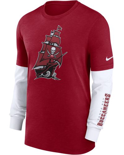 Nike Tampa Bay Buccaneers Nfl Long-sleeve Top - Red