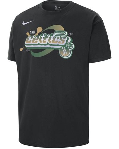 Nike Boston Celtics Courtside Nba Max90 T-shirt - Black