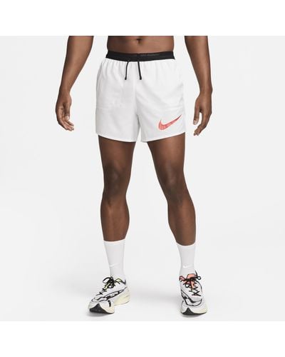 Nike Flex Stride Run Energy 5" Brief-lined Running Shorts - White