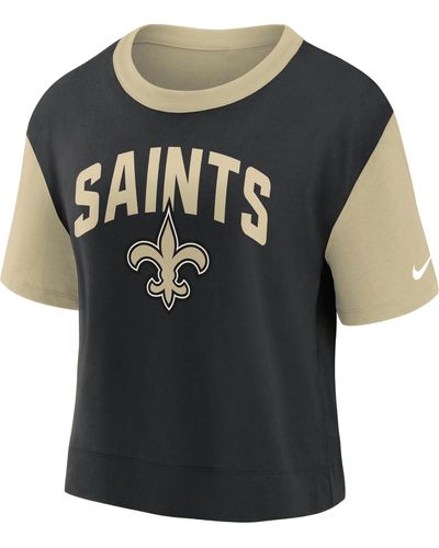 Nike Fashion (nfl New Orleans Saints) High-hip T-shirt - Black