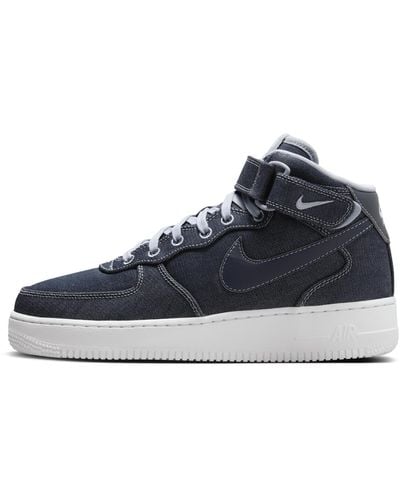 Nike Air Force 1 '07 Mid Shoes - Blue