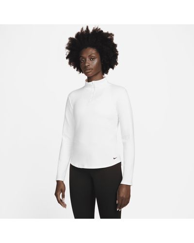 Nike Therma-fit One Long-sleeve 1/2-zip Top - White