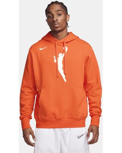 Nike Felpa pullover in fleece con cappuccio wnba - Arancione